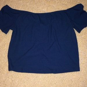 pacsun off the shoulder croptop